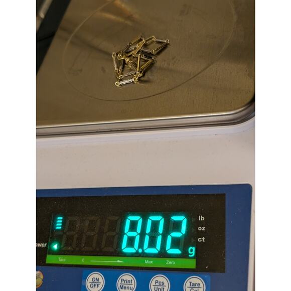 Antique Art Deco Simmons 14" Ornate Link Two Tone Gold Filled Pocket Watch Chain - Picture 10 of 12